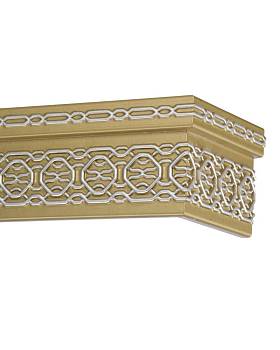 картинка Карниз Цивилизация «Арабеска» Золотисто-Серебряный от магазина Ткани Мира