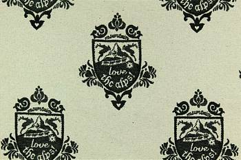 Mountain Deluxe Love the Alps Konig Laurin ткань Fine, Шенилл от магазина Ткани Мира