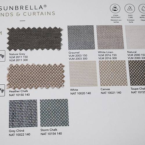 Blinds & Curtains Natte ткань Sunbrella | Ткании Мира