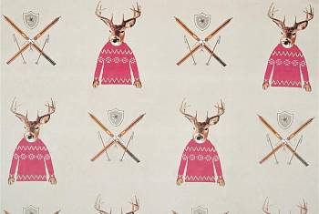 Mountain Deluxe Welcome Home Mountain Mania ткань Fine, Велюр от магазина Ткани Мира