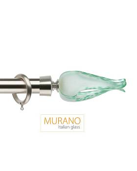 картинка Карниз Мурано Классико «Тюльпан» Хром матовый от магазина Ткани мира