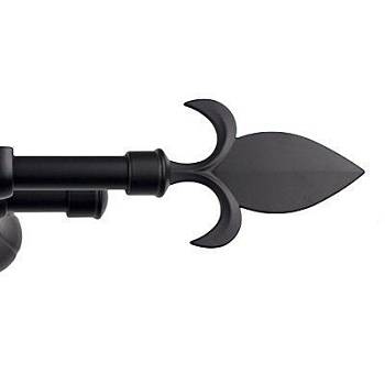 картинка Карниз Артик «Лилия» Черный от магазина Ткани мира