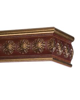 картинка Карниз Цивилизация «Ацтек» Медь античная от магазина Ткани Мира