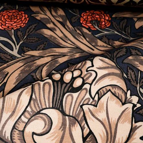 African Marigold Velvet ткань William Morris | Ткании Мира