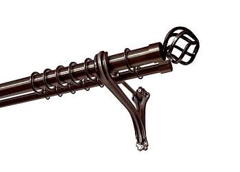 картинка Карниз ОСТ 35 "Глобо" Шоколад от магазина Ткани мира