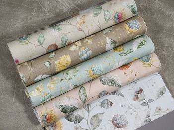 Giverny ткань Nevio, Принт от магазина Ткани Мира