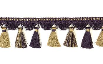 картинка D4 Amethyst бахрома от магазина Ткани Мира