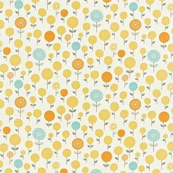 Melinki One Fabrics Lollipop Flower ткань Scion, Принт от магазина Ткани Мира