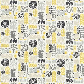 Melinki One Fabrics Woodland ткань Scion, Принт от магазина Ткани Мира