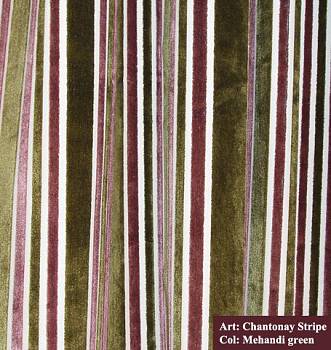 Chantonay Stripe ткань Dana Panorama, Бархат от магазина Ткани Мира