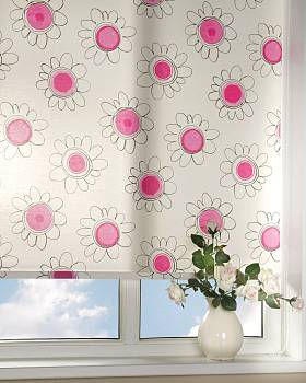 картинка Daisy рулонные шторы Decolux магазин Ткани Мира являющийся официальным дистрибьютором в России  картинка Daisy рулонные шторы Decolux от магазина Ткани Мира