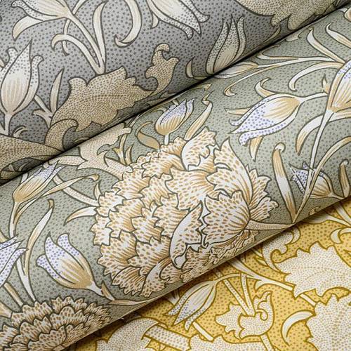 Wild Tulip Ochre ткань William Morris | Ткании Мира