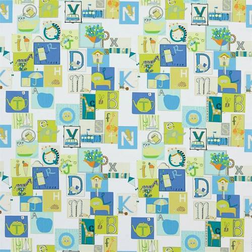 What a Hoot Fabrics Little Letters ткань Harlequin | Ткании Мира