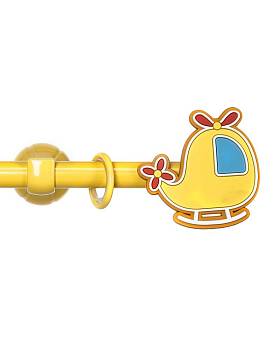 картинка Карниз Бэби «Вертолет» Желтый от магазина Ткани мира