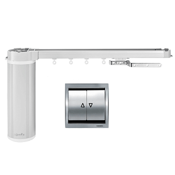 Электрокарниз Somfy Movelite WT,       Управление фазное магазин Ткани Мира являющийся официальным дистрибьютором в России  Электрокарниз Somfy Movelite WT,       Управление фазное от компании с 10 летним стажем.