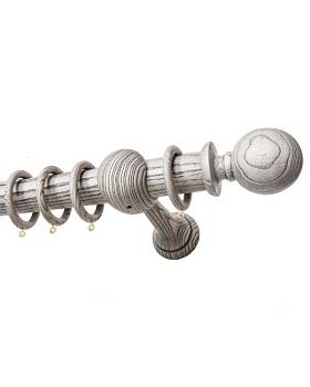 картинка Карниз СТЮАРД 45 "Шар Стюард" Ясень от магазина Ткани Мира