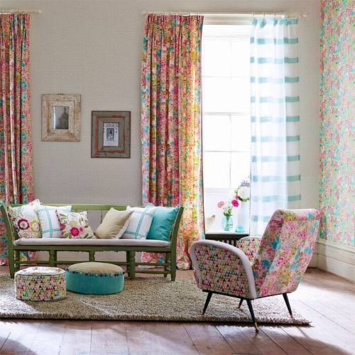 Jardin Boheme Fabrics Florica ткань Harlequin | Ткании Мира