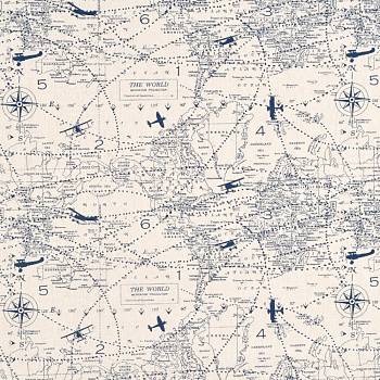 Air traffic ткань Cozyland, Сукно от магазина Ткани Мира