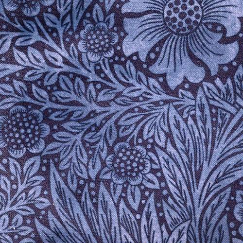 Marigold Velvet Indigo ткань William Morris | Ткании Мира