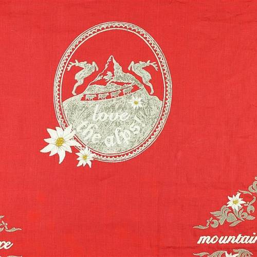 Mountain Deluxe Love the Alps Sterntaler ткань Fine | Ткании Мира