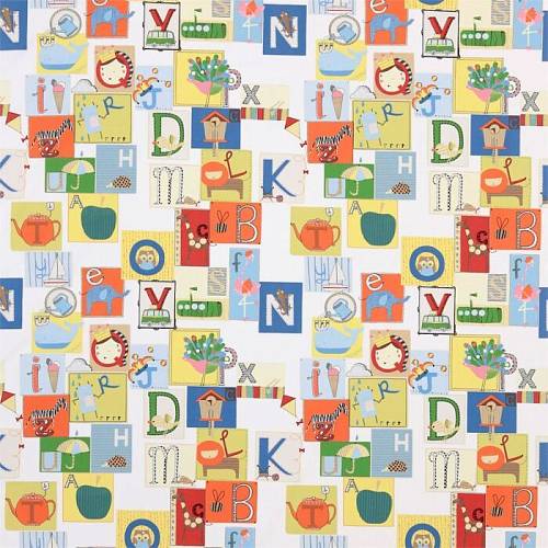 What a Hoot Fabrics Little Letters ткань Harlequin | Ткании Мира