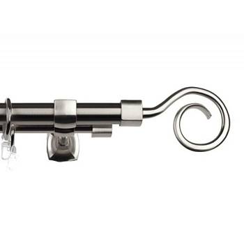 картинка Карниз Гефест «Крюк» Сталь от магазина Ткани мира