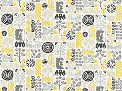Melinki One Fabrics Woodland ткань Scion, Абстракция от магазина Ткани Мира ✅