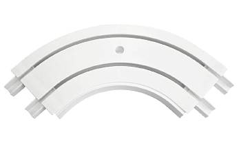 картинка Закругление внутреннее для шины потолочной 2-х рядной, 90 градусов, 20621 от магазина Ткани мира