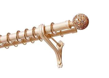 картинка Карниз ОСТ 35 "Мозайка" Ваниль/Золото от магазина Ткани мира