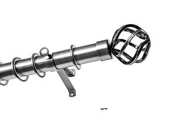 картинка Карниз ОСТ 35 "Глобо" Сталь от магазина Ткани мира