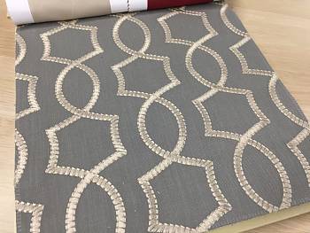 Fonte Elegancia by Daylight, Рогожка Вышивка от магазина Ткани Мира