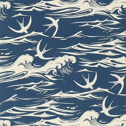 Swallows at Sea ткань Sanderson каталог A celebration of the National Trust | Ткании Мира