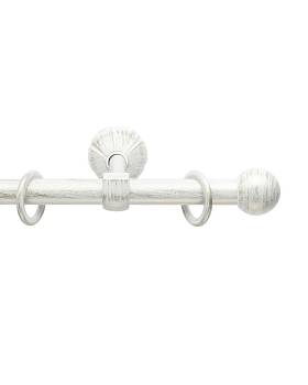 картинка Карниз Артик «Шар» Бело-золотой магазин Ткани мира являющийся официальным дистрибьютором в России  картинка Карниз Артик «Шар» Бело-золотой от магазина Ткани мира