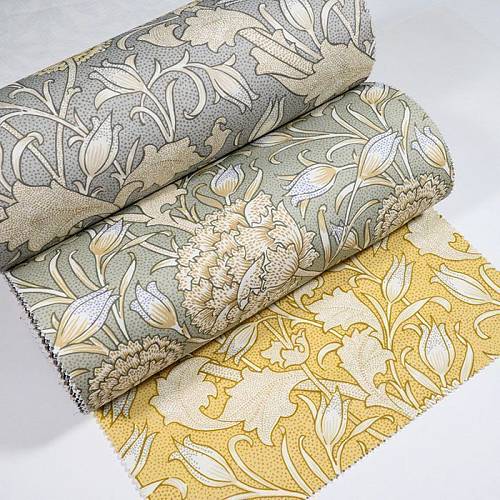 Wild Tulip Ochre ткань William Morris | Ткании Мира