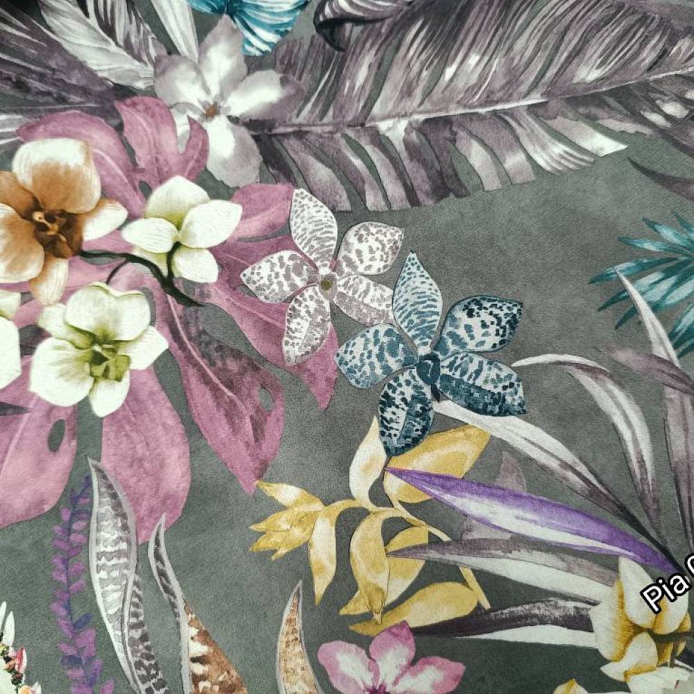 Pia ткань Fabric club, Цветы-Растения от магазина Ткани Мира ✅