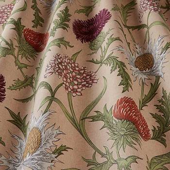 Botanist Acanthium Coral ткань Iliv, Принт от магазина Ткани Мира