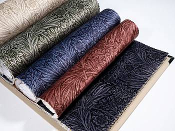 Marigold Velvet ткань William Morris, Принт Бархат от магазина Ткани Мира