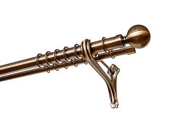 картинка Карниз ОСТ 35 "Шар" Бронза от магазина Ткани мира