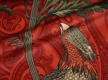 Winslow ткань Silver Studio, Бархат Принт от магазина Ткани Мира