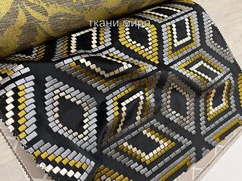 Apollo ткань Nevio, Бархат Вышивка от магазина Ткани Мира