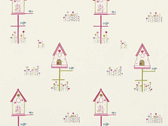 All About Me Fabrics Home Tweet Home ткань Harlequin, Персонажи от магазина Ткани Мира ✅