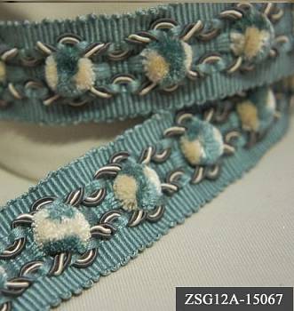 картинка ZSG12A Royal Bells тесьма магазин Ткани Мира являющийся официальным дистрибьютором в России  картинка ZSG12A Royal Bells тесьма от магазина Ткани Мира