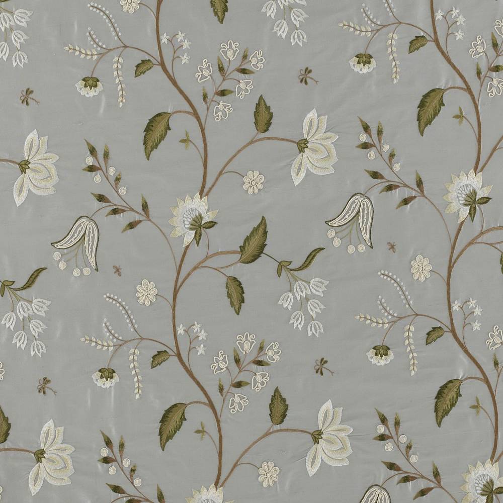 Bring The Garden In Silwood Silk ткань James Hare, Цветы-Растения от магазина Ткани Мира ✅