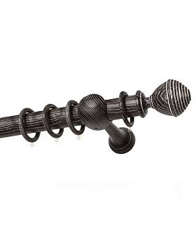 картинка Карниз СТЮАРД 45 "Харди" Каштан браш от магазина Ткани Мира