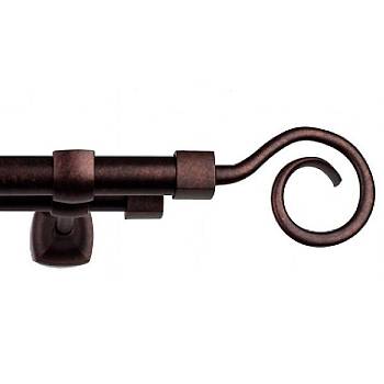 картинка Карниз Гефест «Крюк» медь античная от магазина Ткани мира