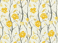 Melinki One Fabrics Celandine ткань Scion, Цветы-Растения от магазина Ткани Мира ✅