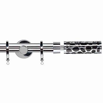 картинка Карниз Инь-Янь «Аллегория» хром от магазина Ткани мира