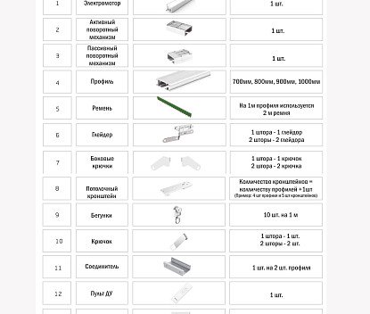 картинка Электрокарниз для штор раздвижной от магазина Ткани Мира