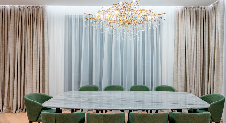 Пошив штор на заказ в Москве